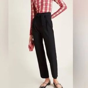 Pavarti Paper Bag-Waisted Trousers